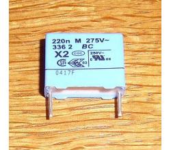 X2- Kondensator 220 nF 275 V AC